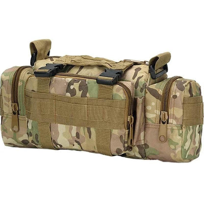Outdoor Hiking Waist Bag 600D Waterproof Oxford Climbing 3P Chest Shoulder Bags Tactical Fishing Camping Pouch Pack - Empire P.E
