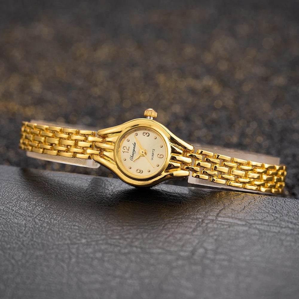 Fashion Women's Wristwatch Luxury Gold - Empire P.E