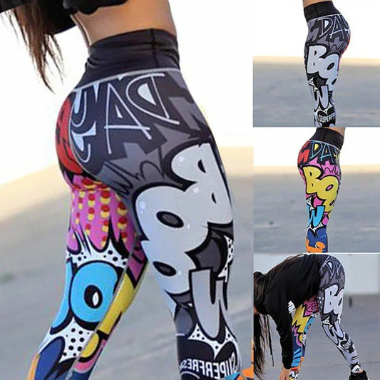 Print Yoga Pants Women Unique Fitness - Empire P.E