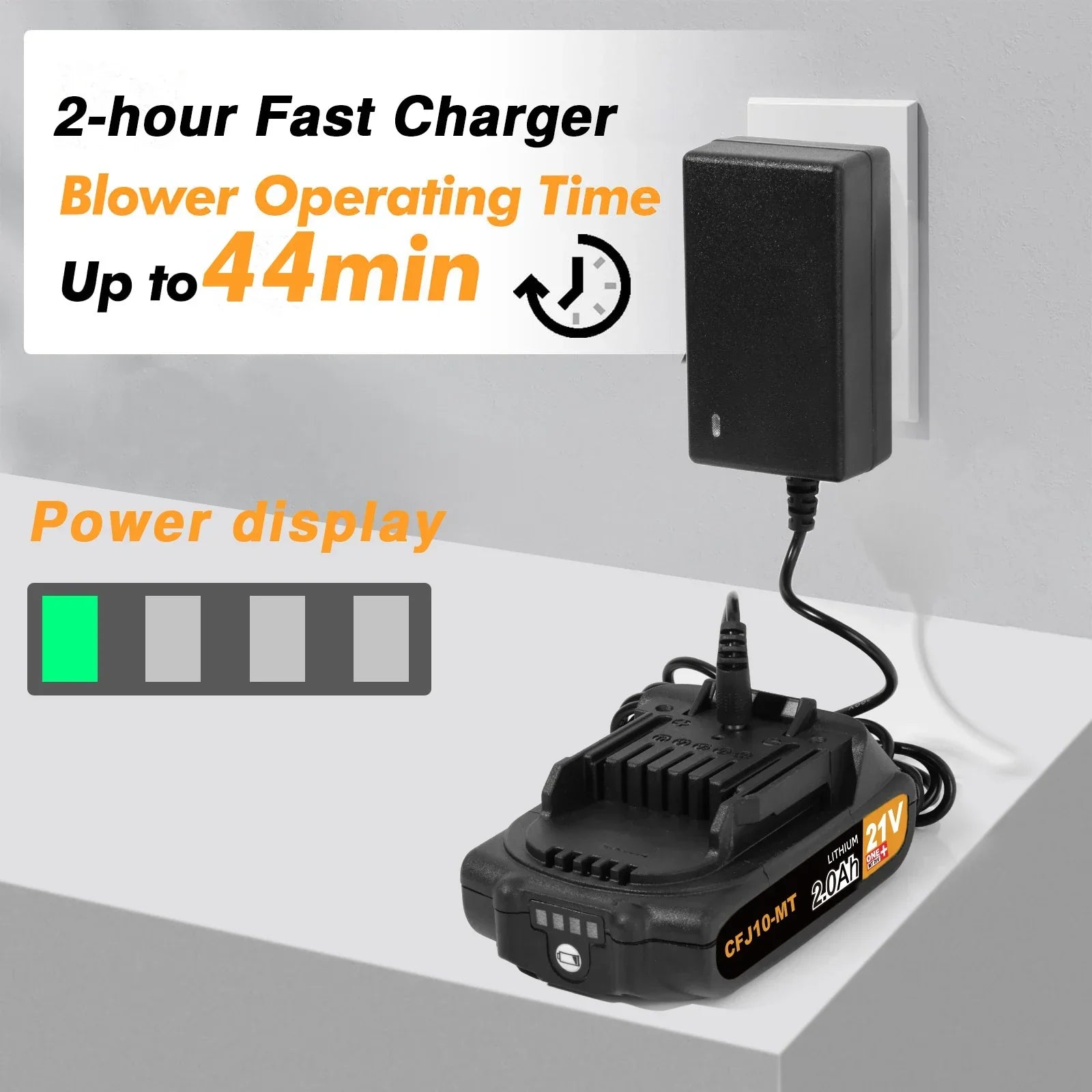 150Mph Handheld Electric Leaf Blowers with 2.0Ah Battery - Empire P.E