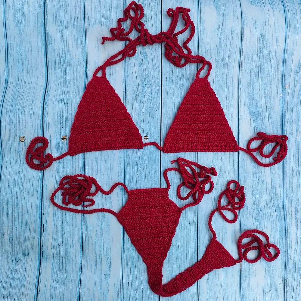 Women Micro Bikini Cotton Thong Swimsuit 2024 Beach Spa Sexy Bikini Set Swimming Suit - Empire P.E