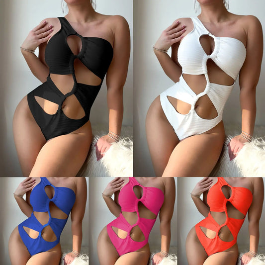 Solid Color New Braided Rope One-piece
