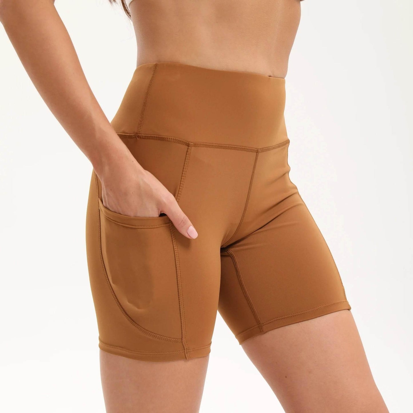 Women Sports Short High Waist Fitness Tights Women Yoga Legging Shorts Cycling Athletic Gym Running Yoga Shorts Women Sports Sho - Empire P.E