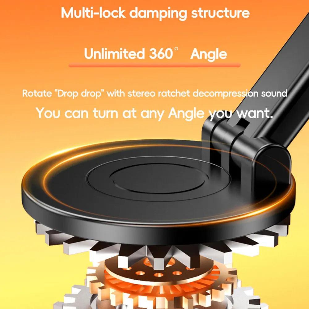 New Cell Phone Holder Stand With Bluetooth Speaker Adjustable Desktop Live Lazy Tablet Bracket Support Portable Wireless Speake - Empire P.E