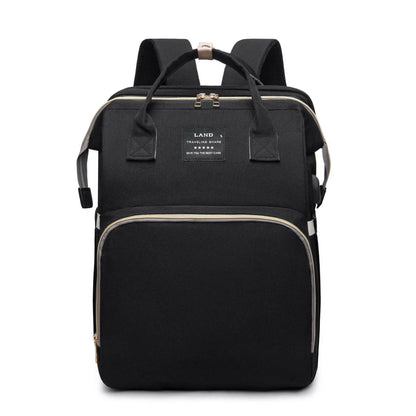 New Multifunctional Mother and Baby Bag Mom Bag Bottle Backpack Folding Sleeping Changing Bag Diaper Backpack - Empire P.E