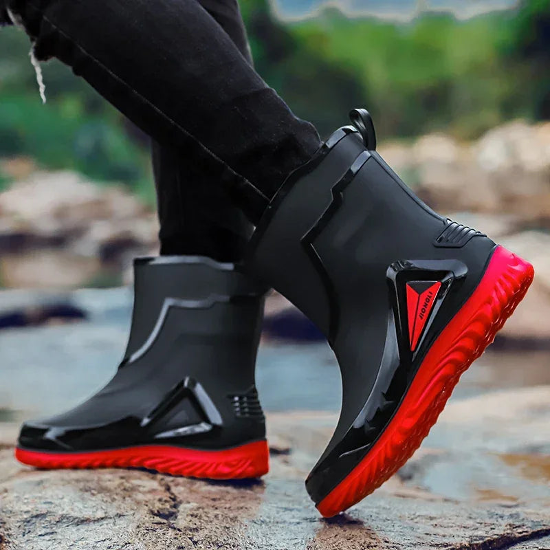 Waterproof Men's Rain Boots Agricultural Breathable Anti-skid - Empire P.E