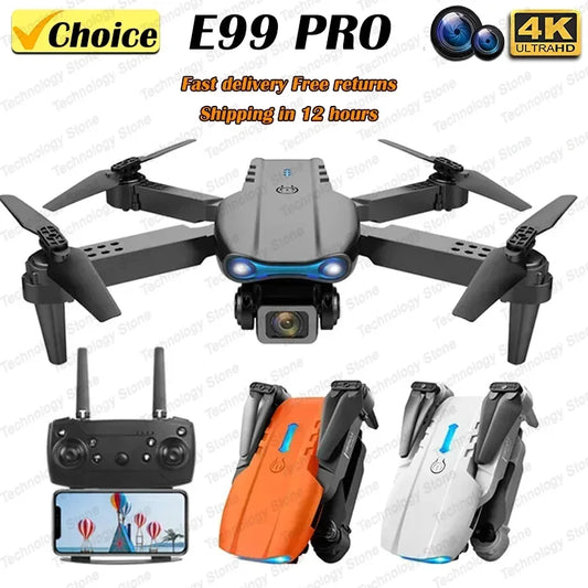 Foldable Mini Drone E99 K3 Pro - 4K Dual Camera - Empire P.E