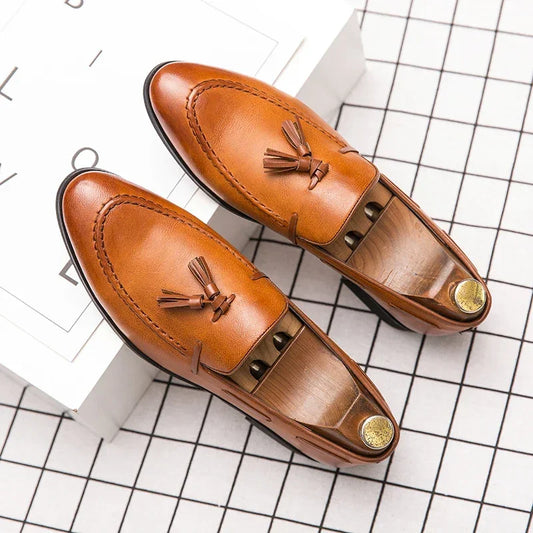 Wedding Shoes For Men Slip On Loafers - Empire P.E