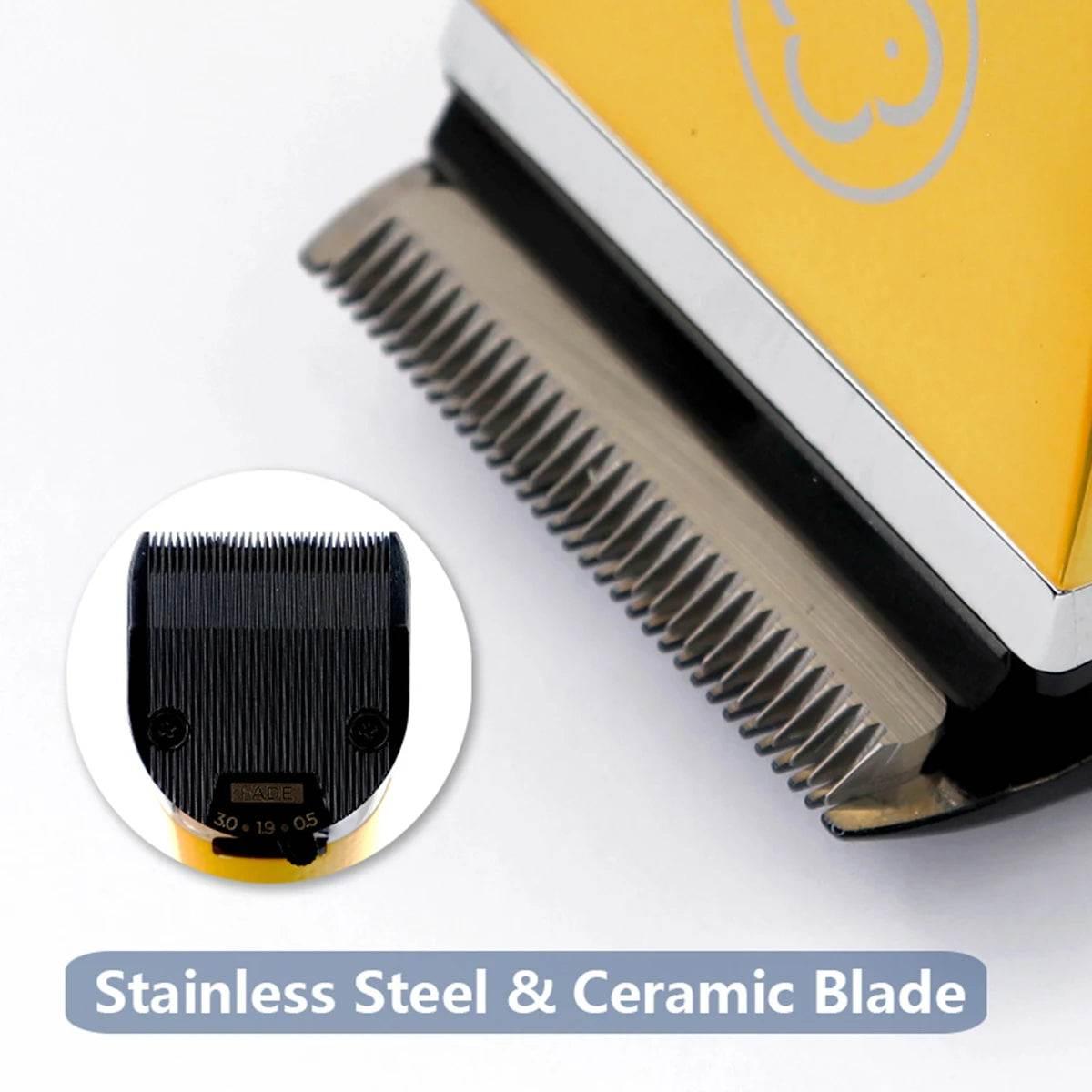 Madeshow 982F 986F Newest Rechargeable High Speed Motor Cordless Waterproof Detachable Electric Body Hair Trimmer for Men - Empire P.E