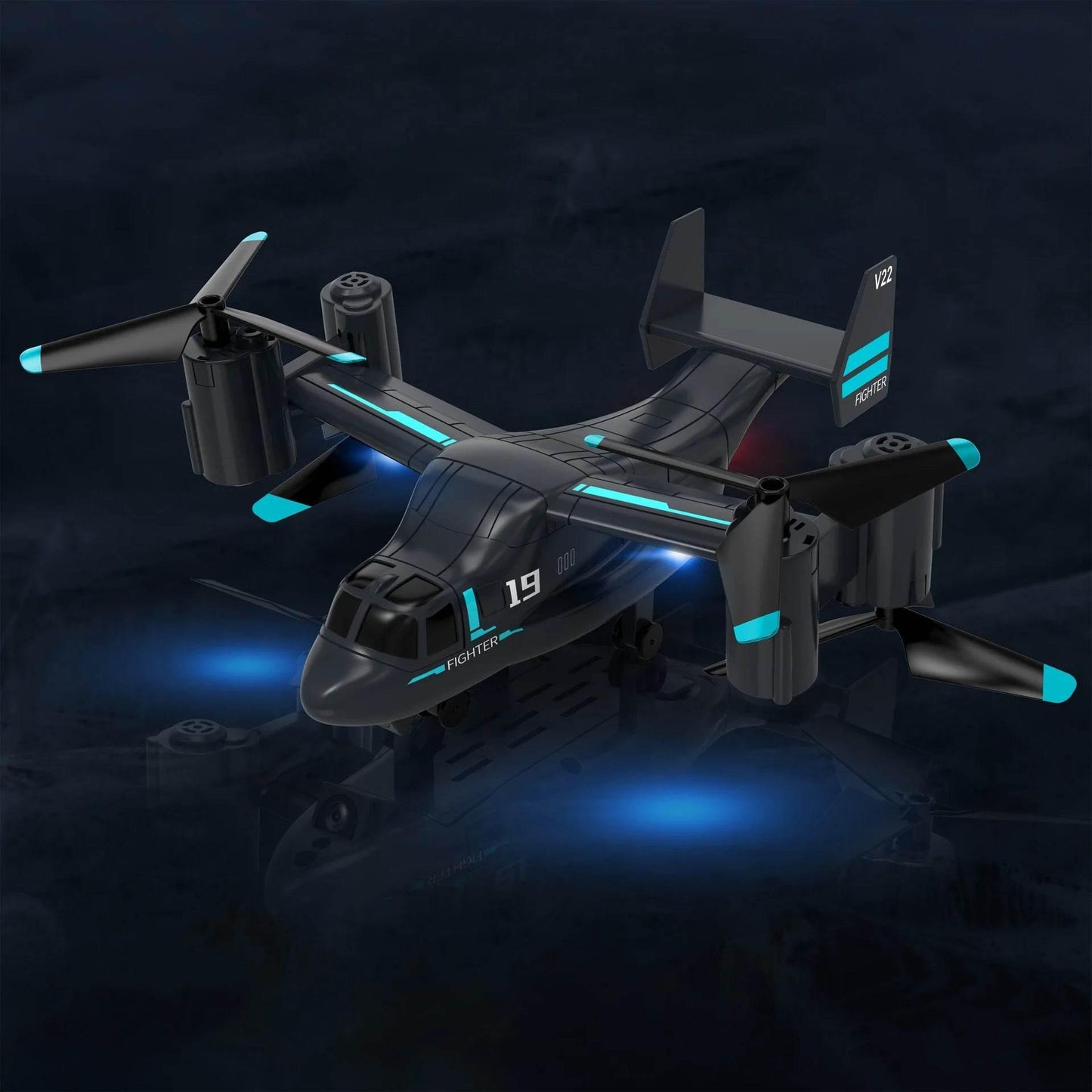 480P Remote Control Helicopter Drone Fighter Uav Land Air Mode Aircraft Brushless Motor Rc Aircraft for Children Kids Plane Toys - Empire P.E