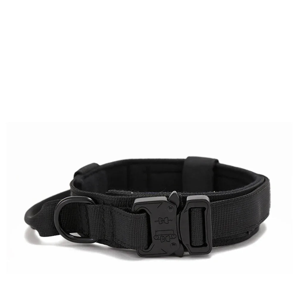 Pet Dog Collar Leash Set Nylon Material Durable Dog Collar Reflective Leash Pet Tactical Training Dog Collar Large Dog Leash Set - Empire P.E