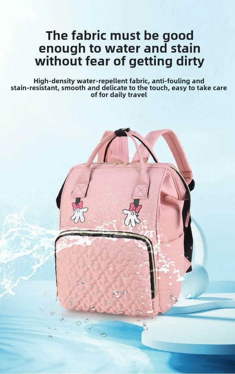 Personalized Name Mommy Bag Multi-functional Double Shoulder Storage Diaper Backpack for Outdoor Traveling Mom Gift - Empire P.E