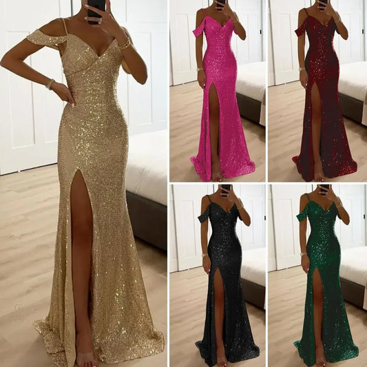 Women Sequin Suspender Dress Sexy Shiny - Empire P.E