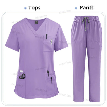 Elastic Scrub Uniform Set - Empire P.E