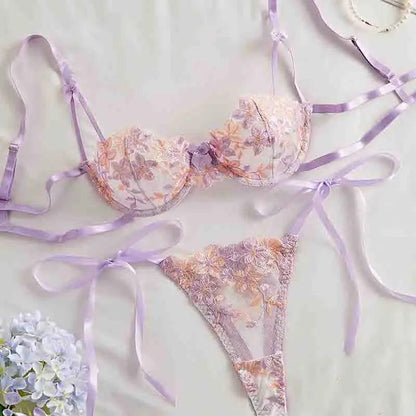 Sexy Lingerie Set Women Embriodey - Empire P.E