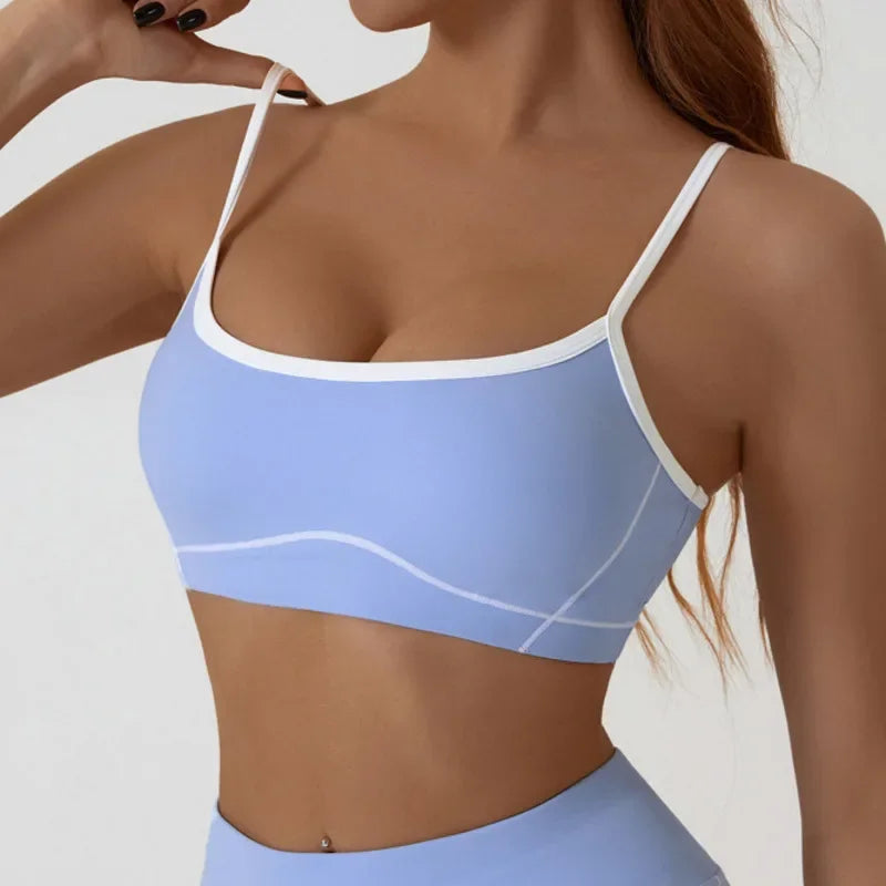 Women's Sports Bra Gym High Support Chest Pad