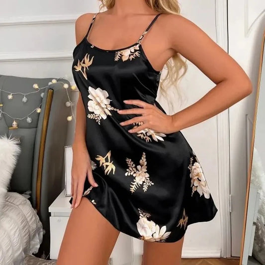 Women Floral Printing Nightdress - Empire P.E