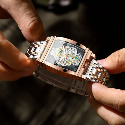 2024 Transparent Full Hollow Metal Leather Watches