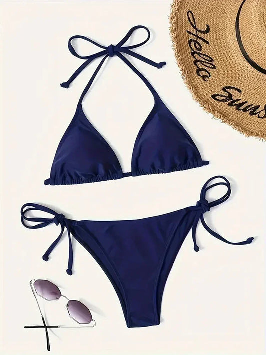 Sexy New Navy Blue Swimsuits Woman Sexy Bathing Suits - Empire P.E