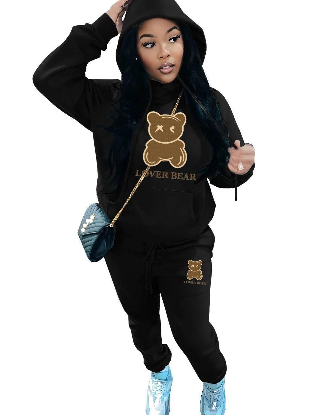 Autumn Fashion Letter Print Hoodie Sets - Empire P.E