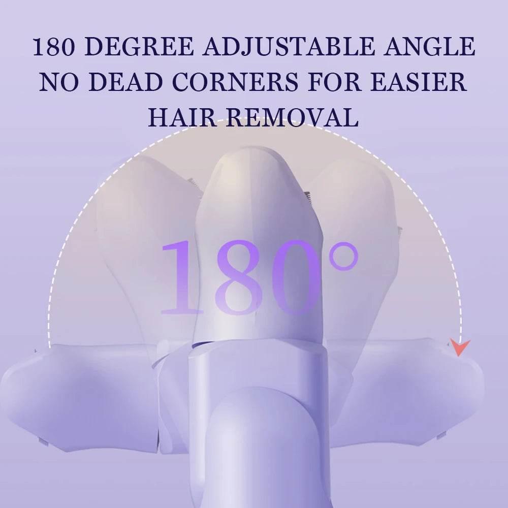 Electric Razors for Women 5 In 1 Bikini Trimmer Face Shavers Hair Removal for Underarms Legs Ladies Body Trimmer Home Appliances - Empire P.E