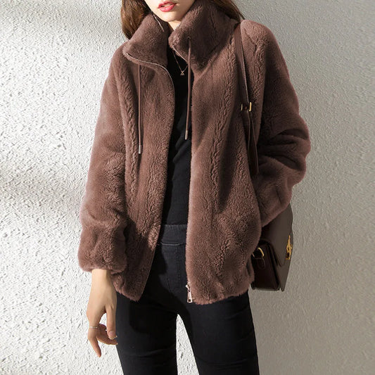 Women's Winter Fleece Warm Coat - Empire P.E