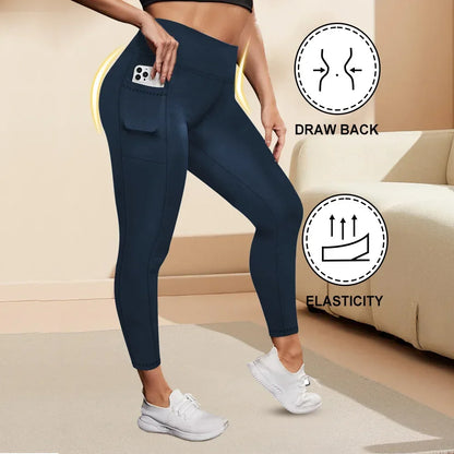 Women's High-Waisted Yoga Pants Plus Size - Empire P.E