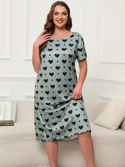Plus Size Dresses Micro Stretchy Nightgowns - Empire P.E