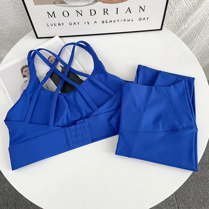 2 Piece Yoga Clothes Women's AthleticWear Gymwear Workout Clothes