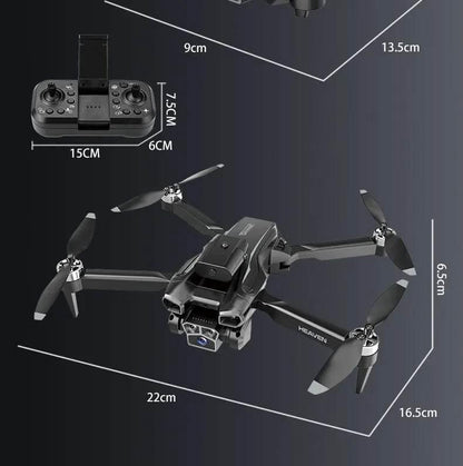 Drone aerial view brushless motor with obstacle avoidance optical flow foldable quadrotor foldable remote control airplane toy - Empire P.E