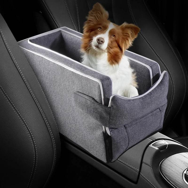 Car Center Console Pet Bed Mat Fiber Pet Safety Seat Essential for Cat & Do Travel Small pet car carrierNon-slip pet car s - Empire P.E