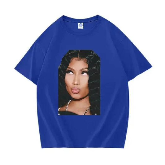Funny Nicki Minaj Meme pattern Tshirt for womenhip-hop fashionretro rap Tshirtoversized Tshirt street wear - Empire P.E