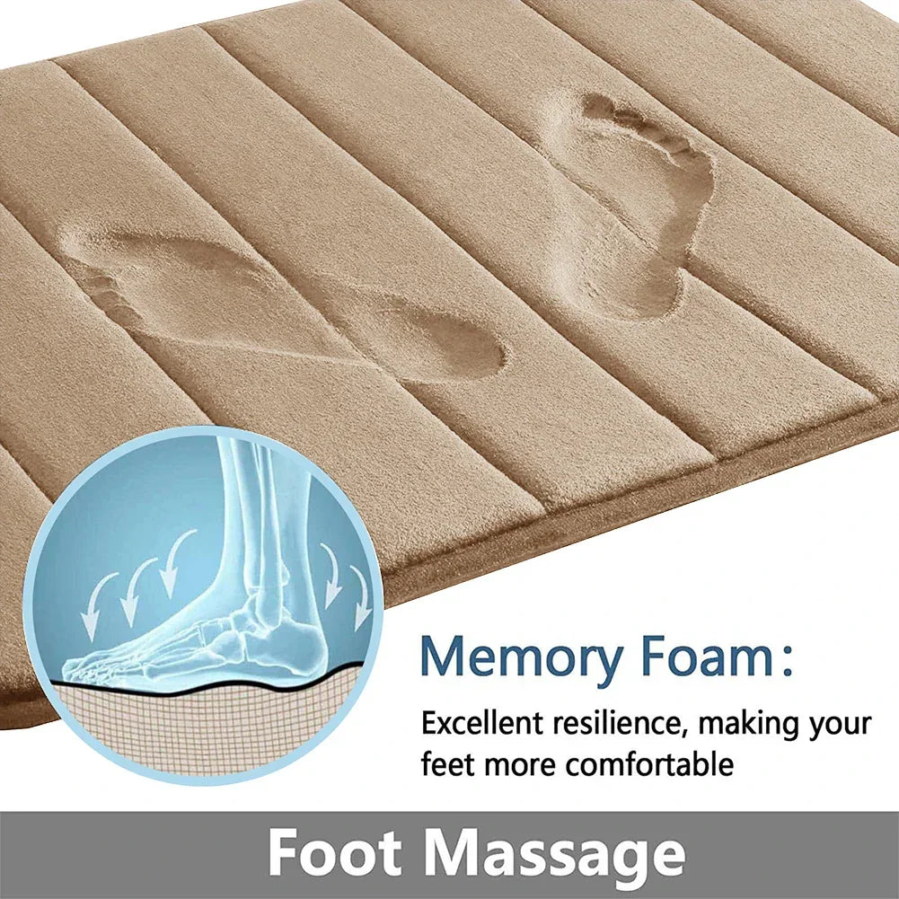Super Absorbent Bath Mat Memory Foam - Empire P.E