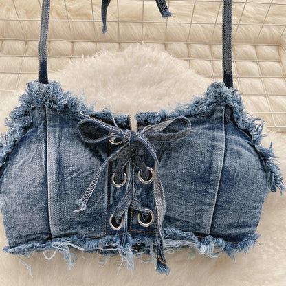 Women Bikini Denim Suits - Empire P.E