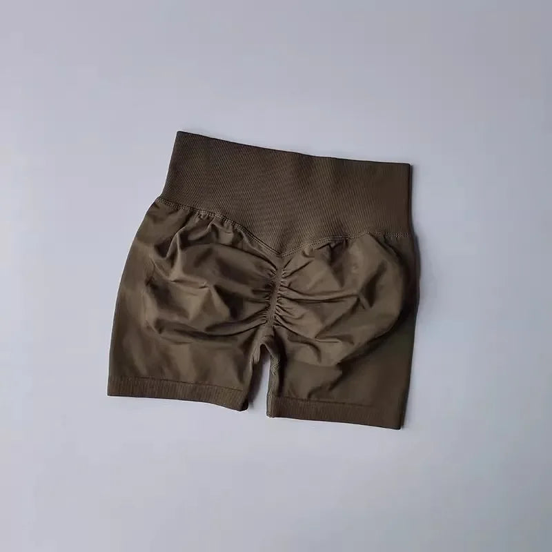 Women's High-Waist Breathable Yoga Shorts