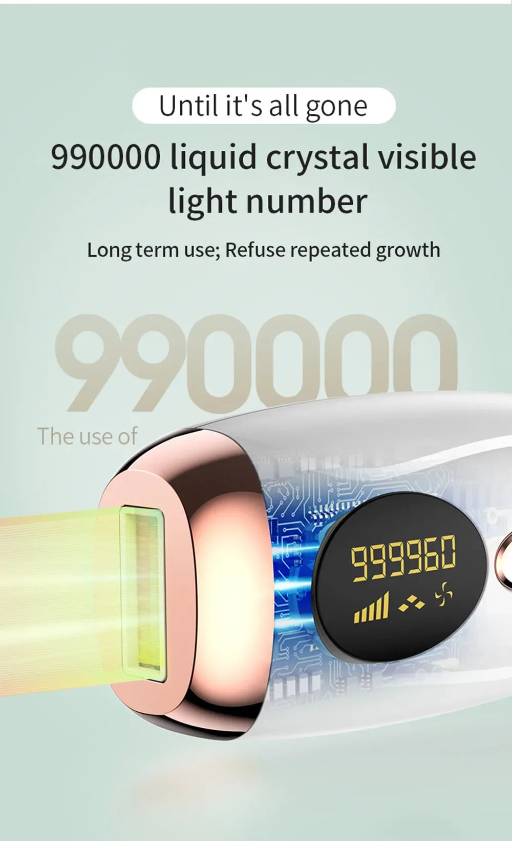 Permanent Laser Epilator Professional Painless Laser Hair Removal - Empire P.E