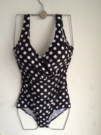 Summer Plus Size 5XL Modest One-Piece Swimsuit
