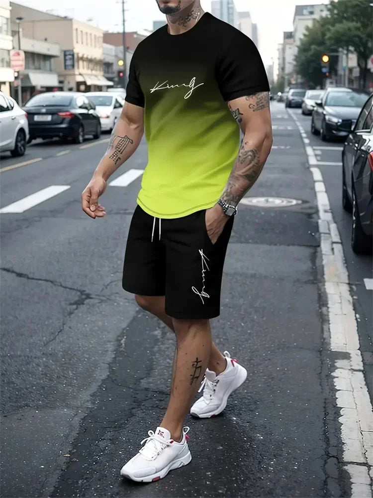 New Men's Outfit Summer Short Sleeve - Empire P.E