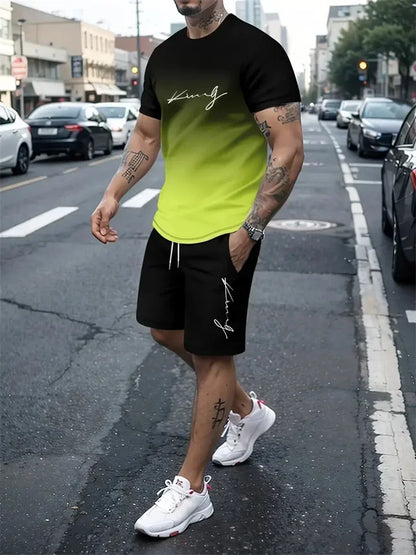 New Men's Outfit Summer Short Sleeve - Empire P.E