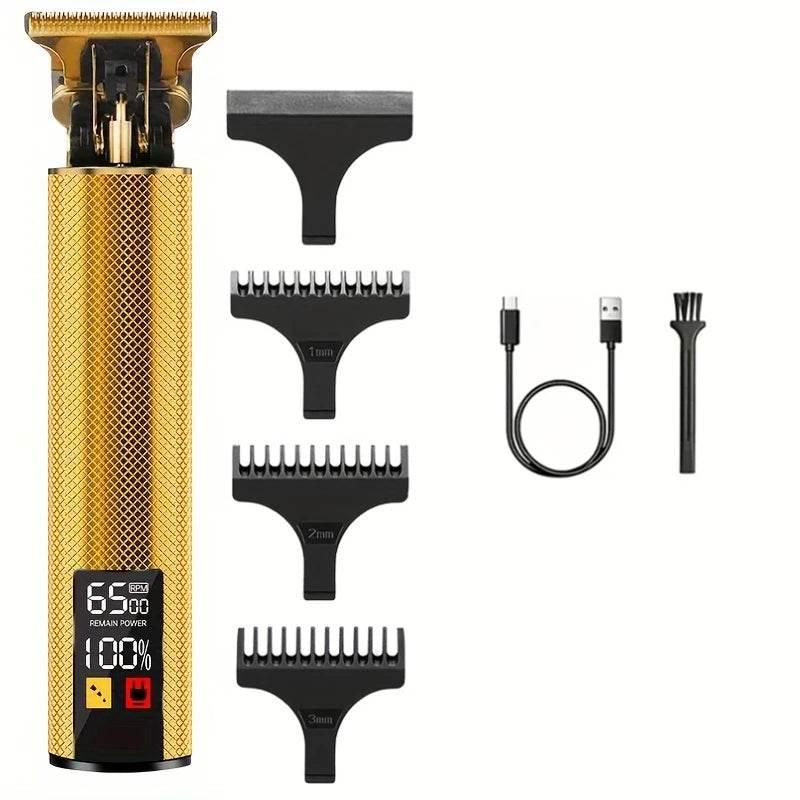 Professional Vintage Hair Clippers and Trimmers Kit, Rechargeable Cordless Haircut & Grooming Set for Men, Beard Trimmer with - Empire P.E