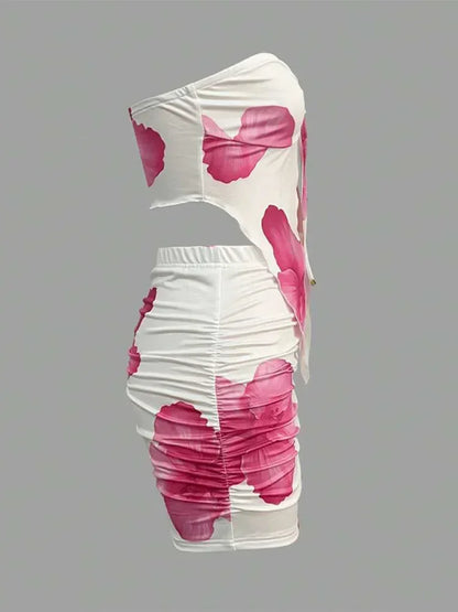 Sexy Slim Fit Short Skirt 2-piece Set