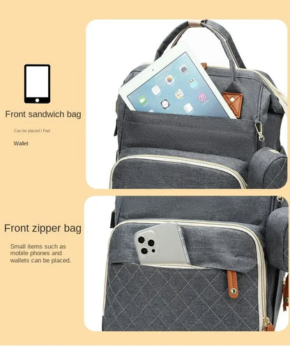 USB Diaper Bag Backpack - Empire P.E