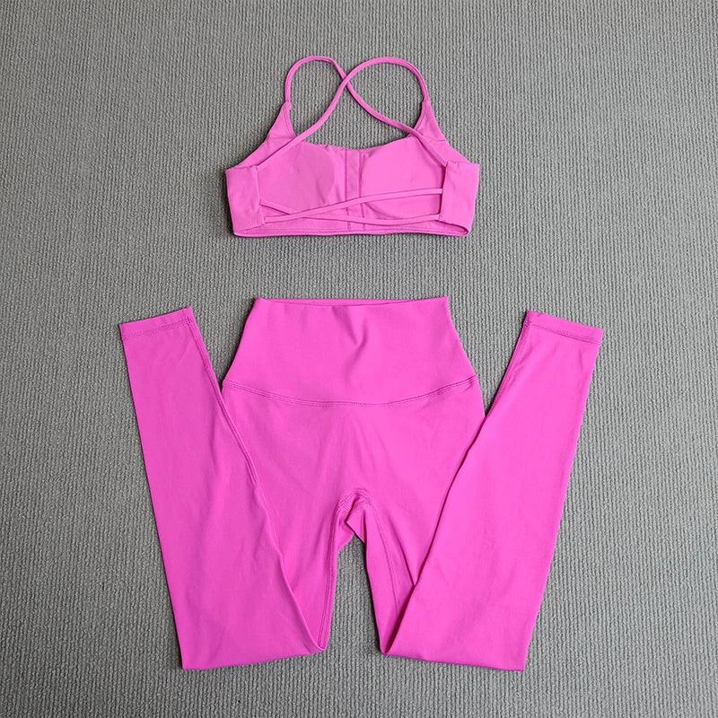 Yoga Clothes Set 2 Pcs Gym Tights Sports Set - Empire P.E
