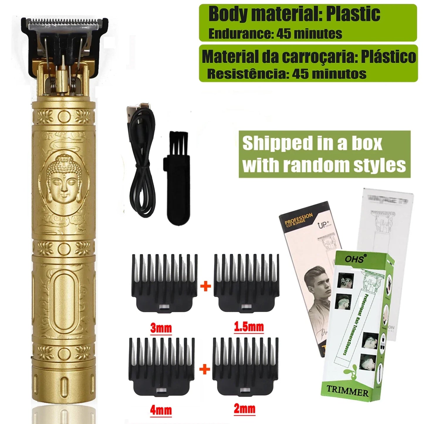 Vintage T9 Hair Clipper Beard Shaving Body Hair Trimmer Clippers - Empire P.E