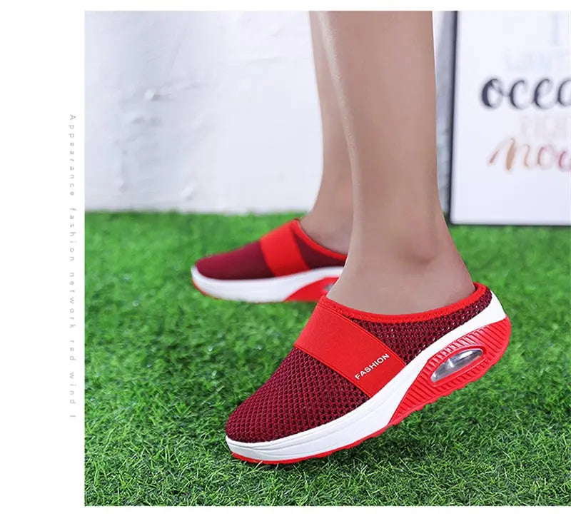 slip-ons without back female sneakers women's sport shoes professional running shoes black sports shoes skor walkx 1229 - Empire P.E