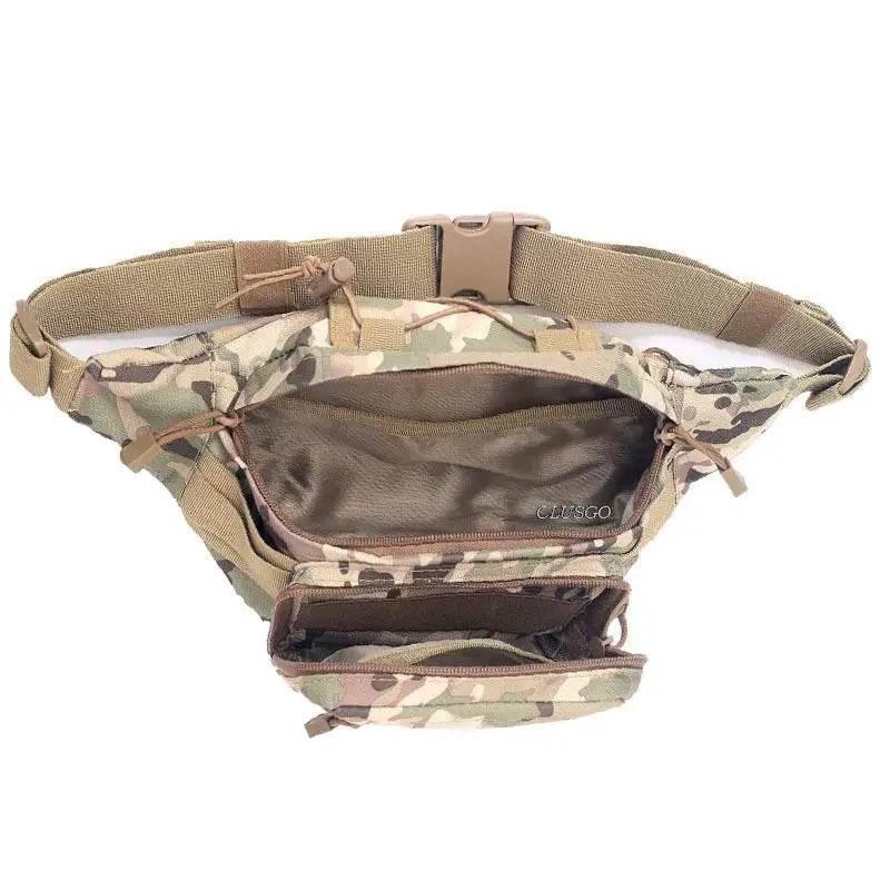 Outdoor Tactical Waist Bag 600D Nylon Oxford Outdoor EDC Fanny Pack Utility Waist Pouch Outdoor Bumbag Hunting Camping Hip Bags - Empire P.E