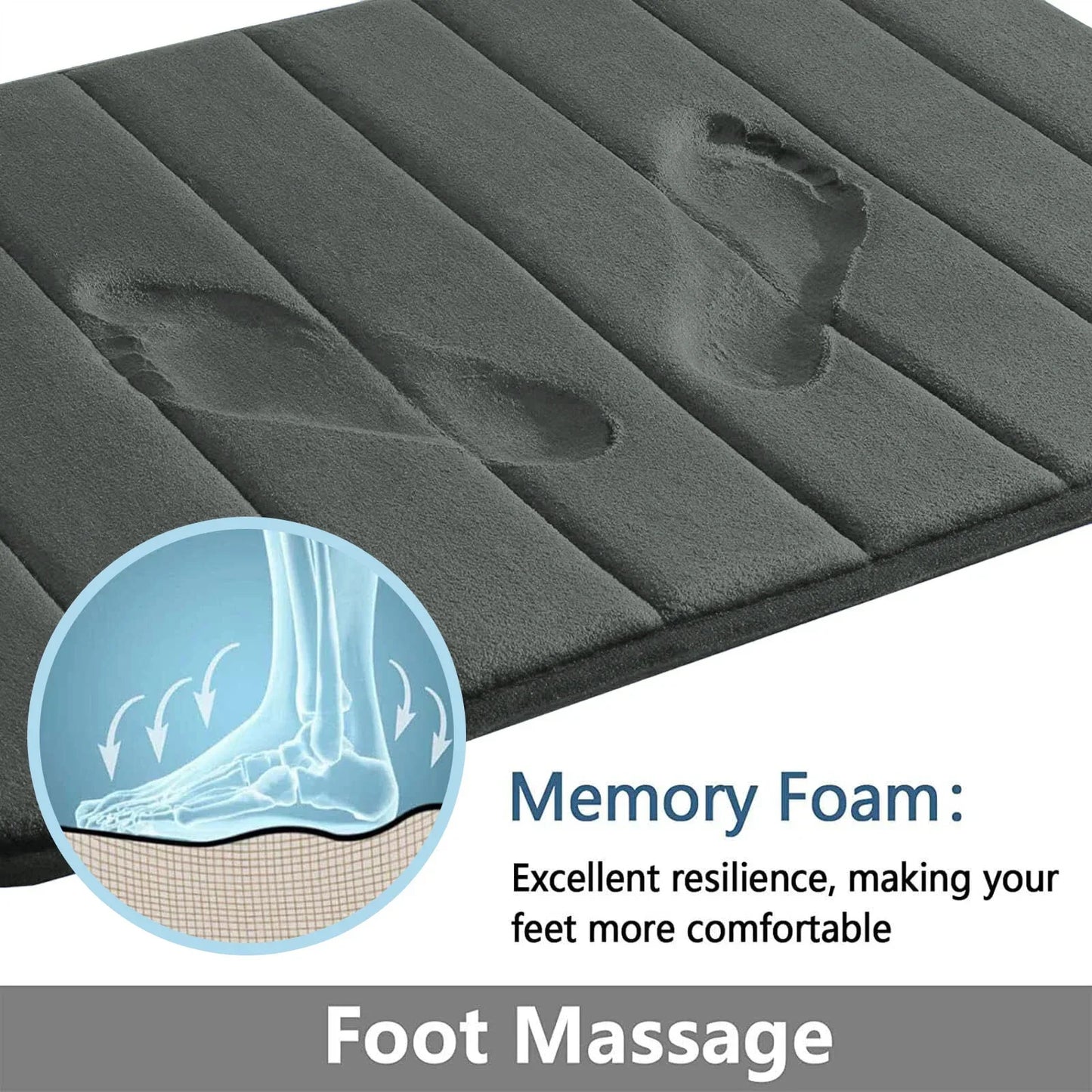Super Absorbent Bath Mat Memory Foam - Empire P.E