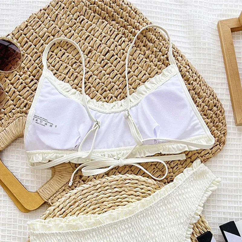 Vintage Ruffled Bikini Sets - Empire P.E