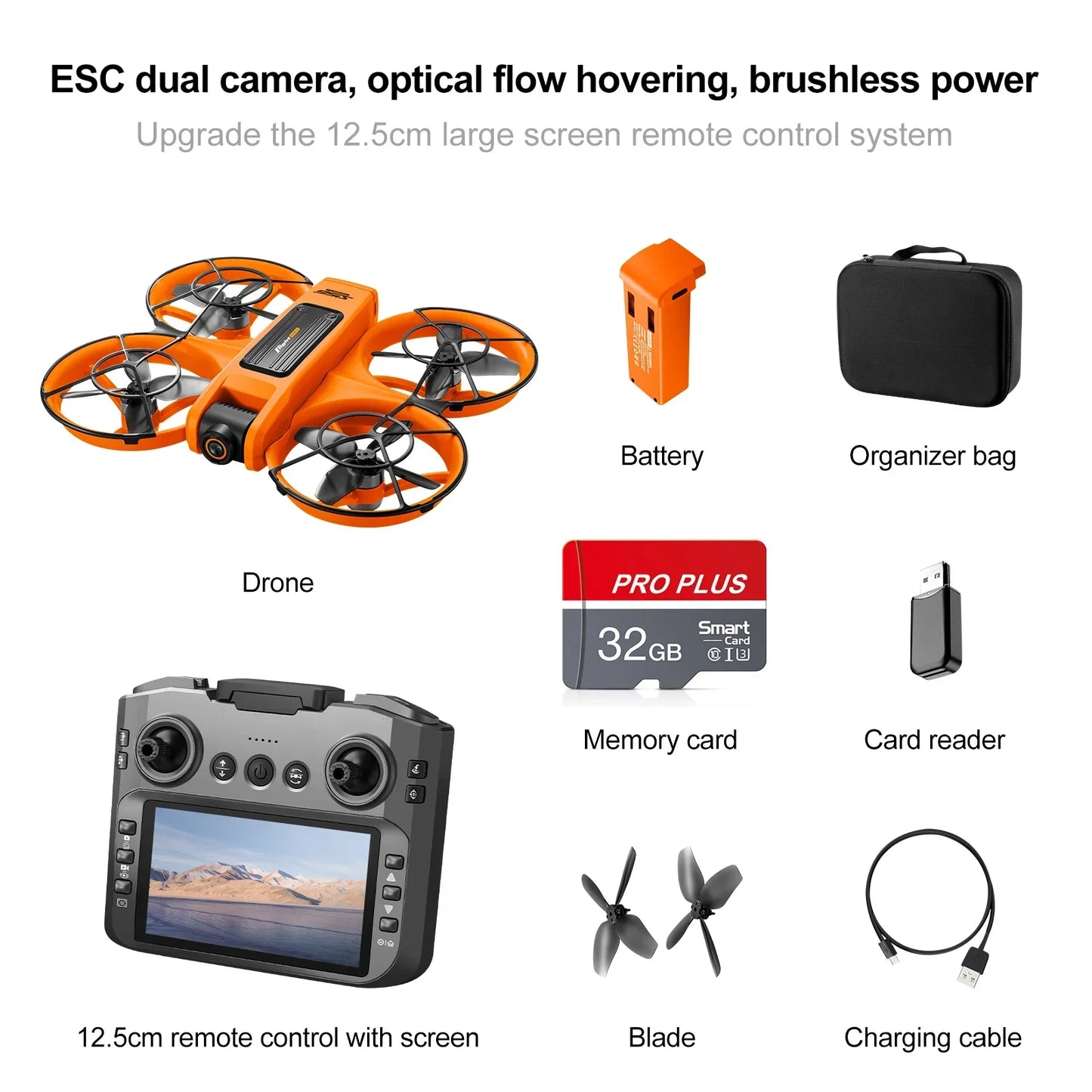 Drone with Camera 4K HD Video 180° Adjustable Lens - Empire P.E