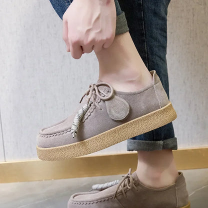 Retro Casual Suede Leather Loafers
